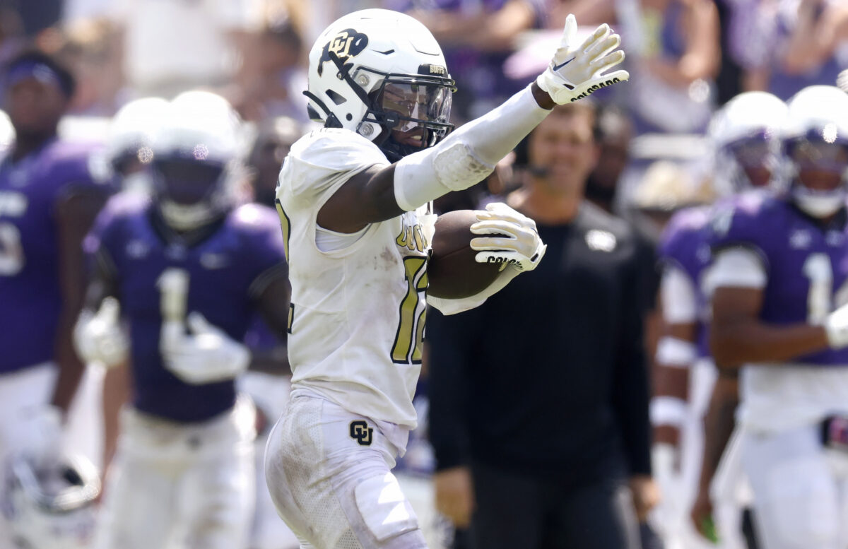 WATCH: Travis Hunter lays out for unreal interception against UCLA