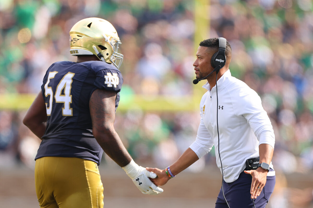 Notre Dame’s Marcus Freeman: ‘You have to continue to get ready’