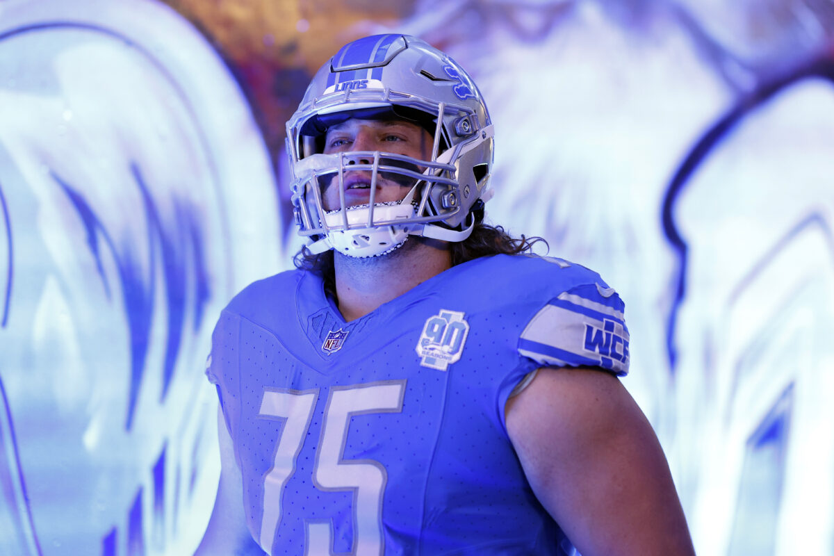 The Lions interior offensive line could all be out vs. Raiders