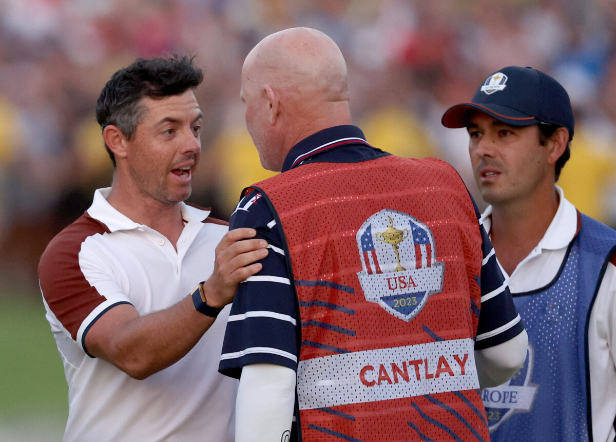 Rory McIlroy denies report he met with caddie Joe LaCava after altercation at 2023 Ryder Cup