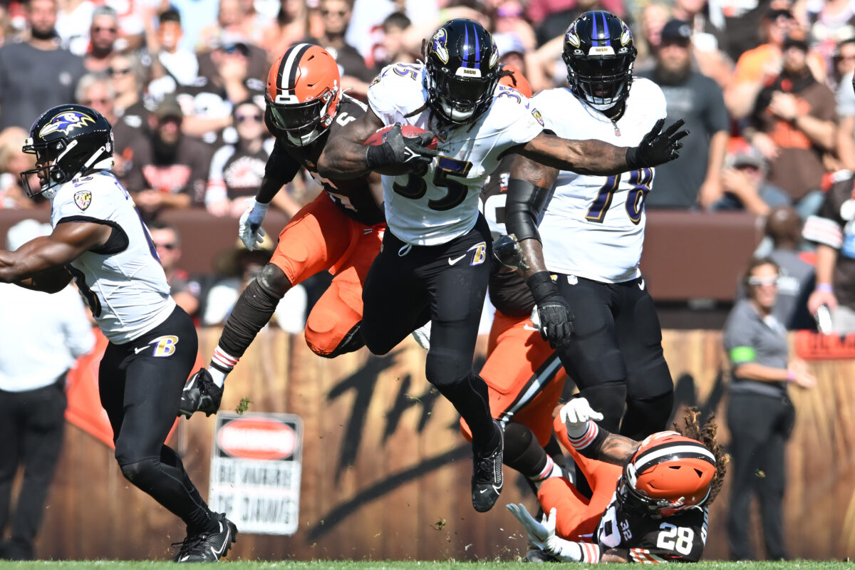 Ravens snap count vs. Browns: Breakdown, observations from Week 4