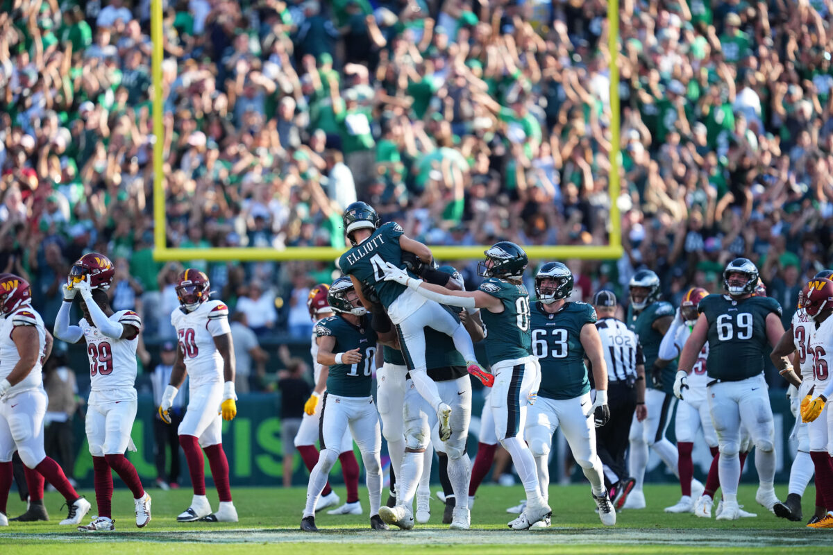 Eagles kicker Jake Elliott named NFC Special Teams Player of the Week for 2nd time