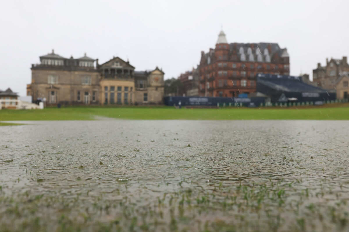Photos: ‘Water logged courses’ force DP World Tour event to 54-hole Monday finish