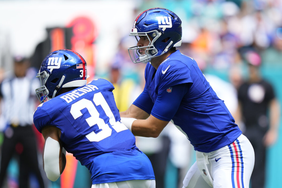 Giants-Dolphins Week 5: Offense, defense and special teams snap counts