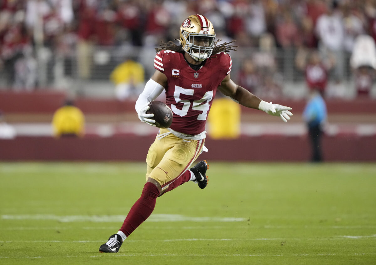 49ers highlight: Fred Warner snags INT in 2nd consecutive game