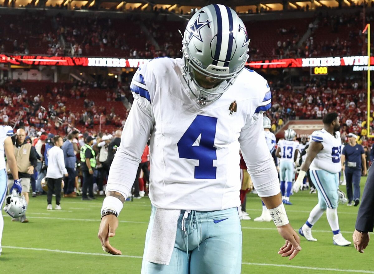 Twitter reacts to Cowboys abysmal, embarassing loss to Brock Purdy’s 49ers