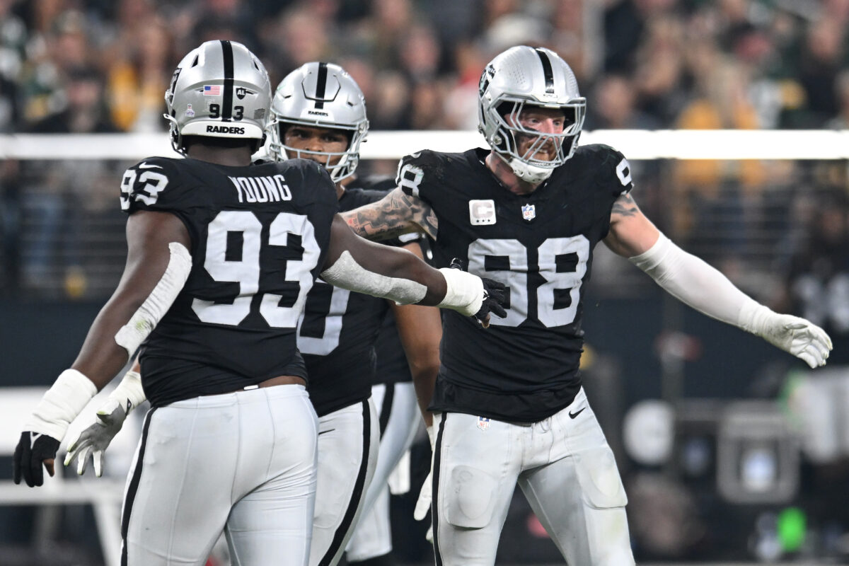 What Raiders teammates, coaches said about Maxx Crosby following his DPOW performance