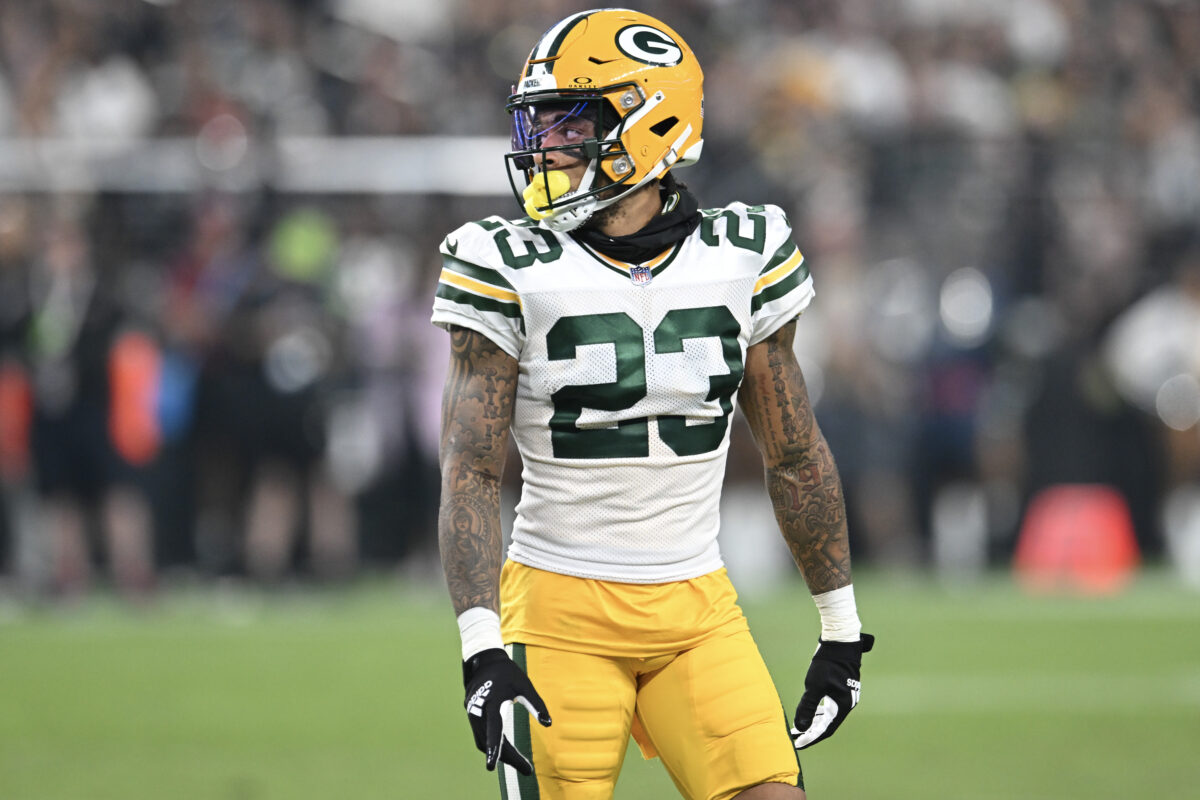 How did Packers CB Jaire Alexander hurt his back, and will he play vs. Vikings?