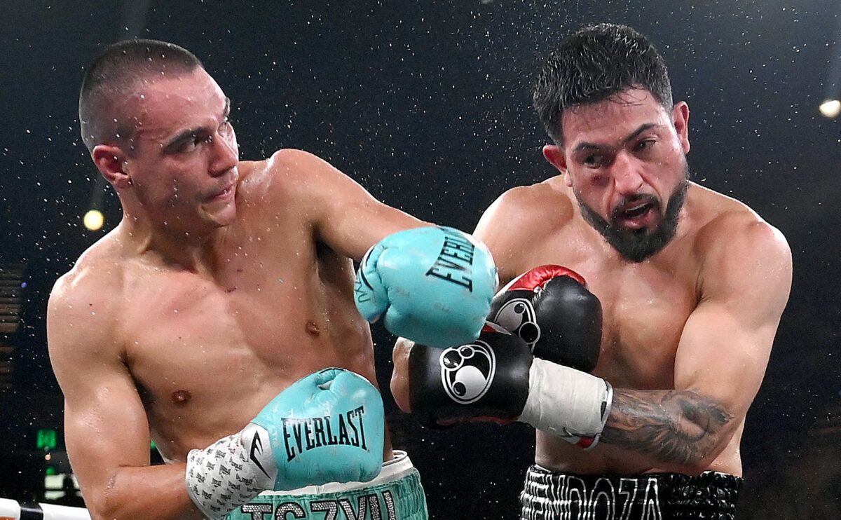 Tim Tszyu pounds his way to one-sided victory over Brian Mendoza