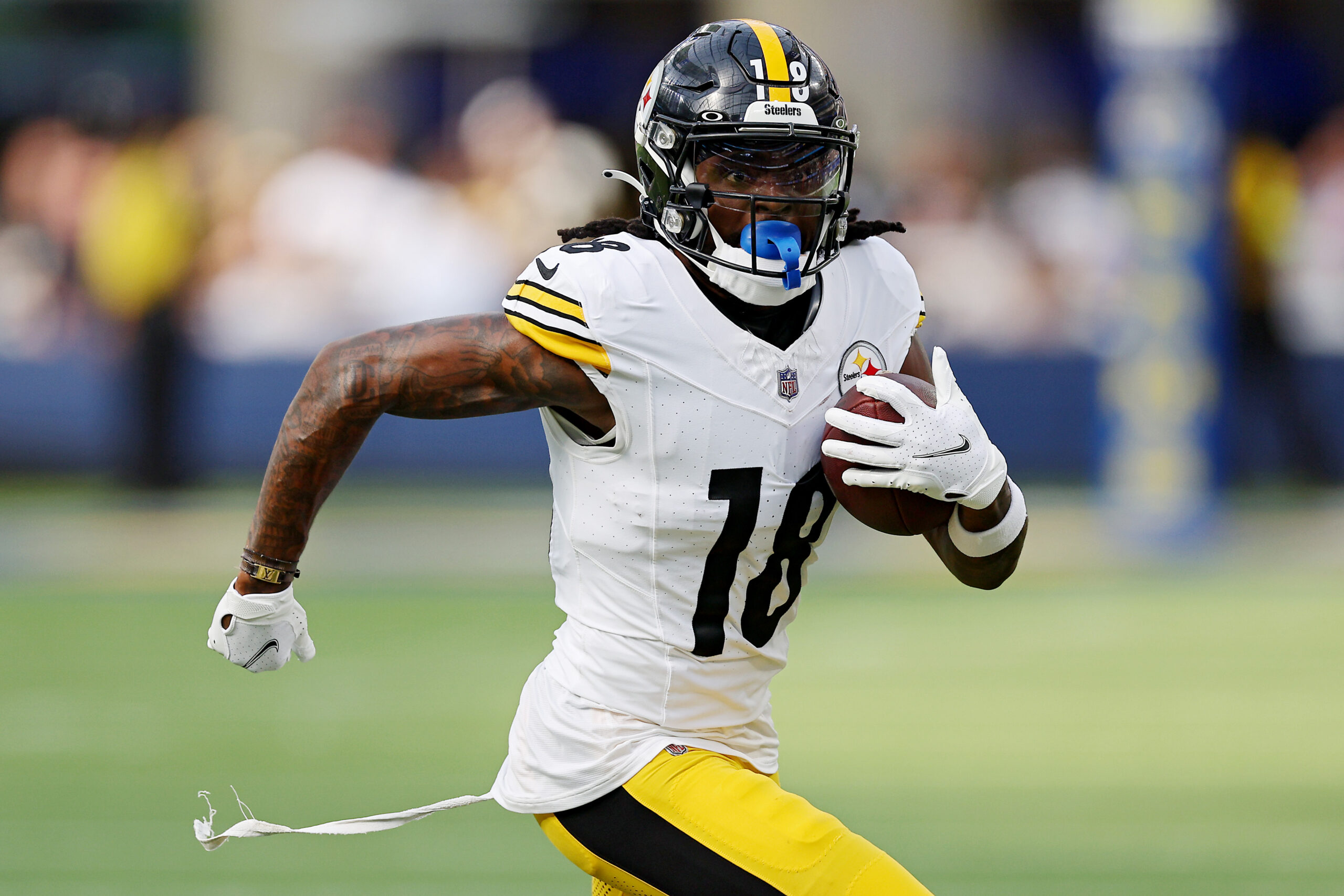 Steelers WR Diontae Johnson responds to taunting penalty vs. Rams