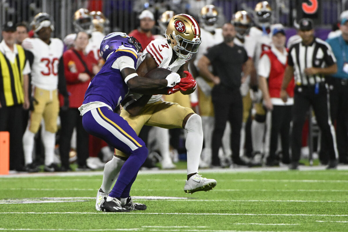 Here’s what Kyle Shanahan said about Steve Wilks blitz call that led to long Vikings TD