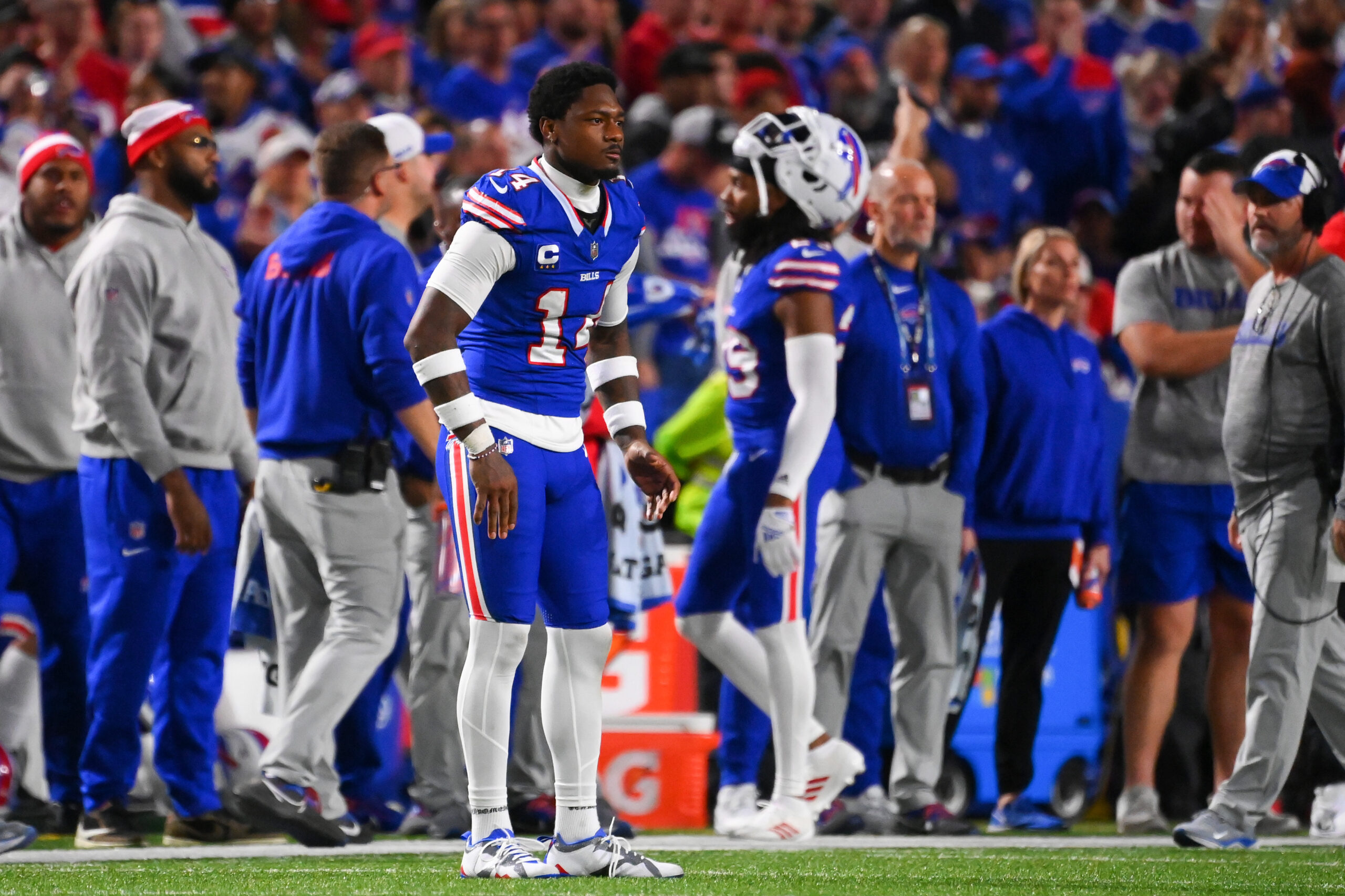 Stefon Diggs gave pre-game speech before Bills win: ‘That’s what leaders do’