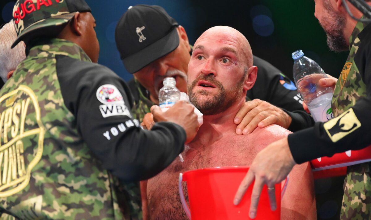 Tyson Fury after narrowly outpointing Francis Ngannou: ‘That definitely wasn’t in the script’