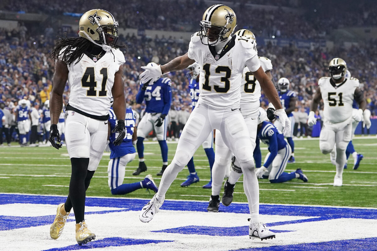 WATCH: Alvin Kamara carves up the Colts defense for a critical TD