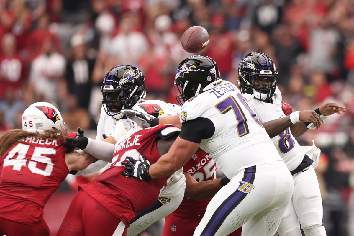 Cardinals’ Week 8 defensive snaps counts, observations vs. Ravens