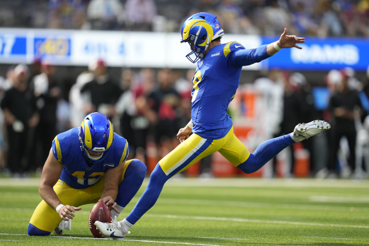 Rams not ruling out kicker change, could bring in candidates this week