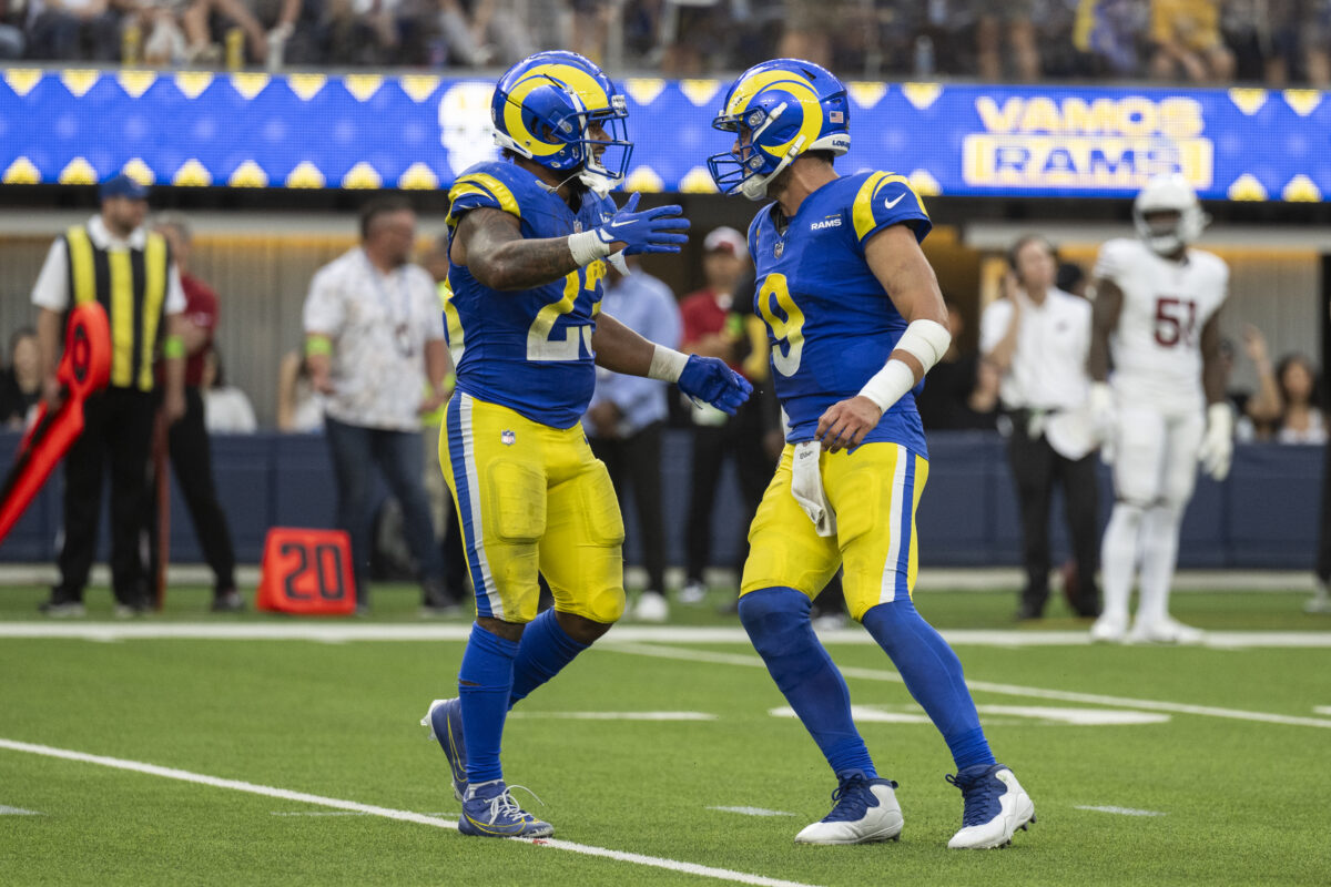 Matthew Stafford loved Rams’ run-heavy drive vs. Cardinals: ‘I was so fired up’