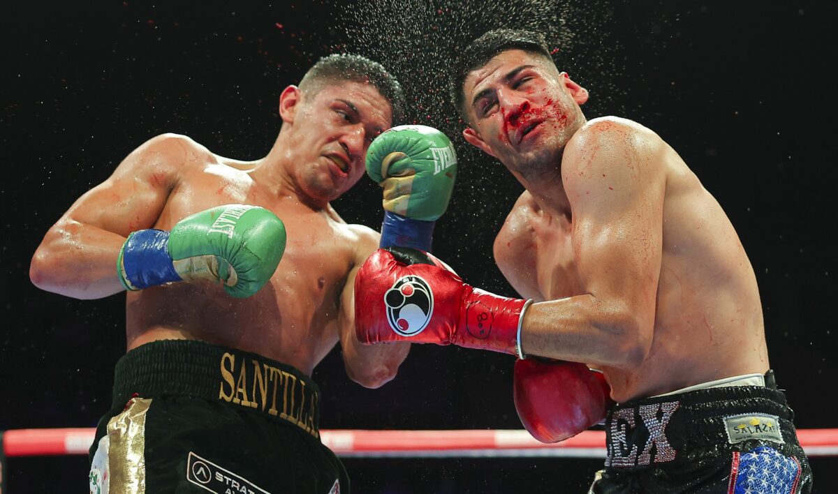 Giovani Santillan batters, knocks out Alexis Rocha in six rounds