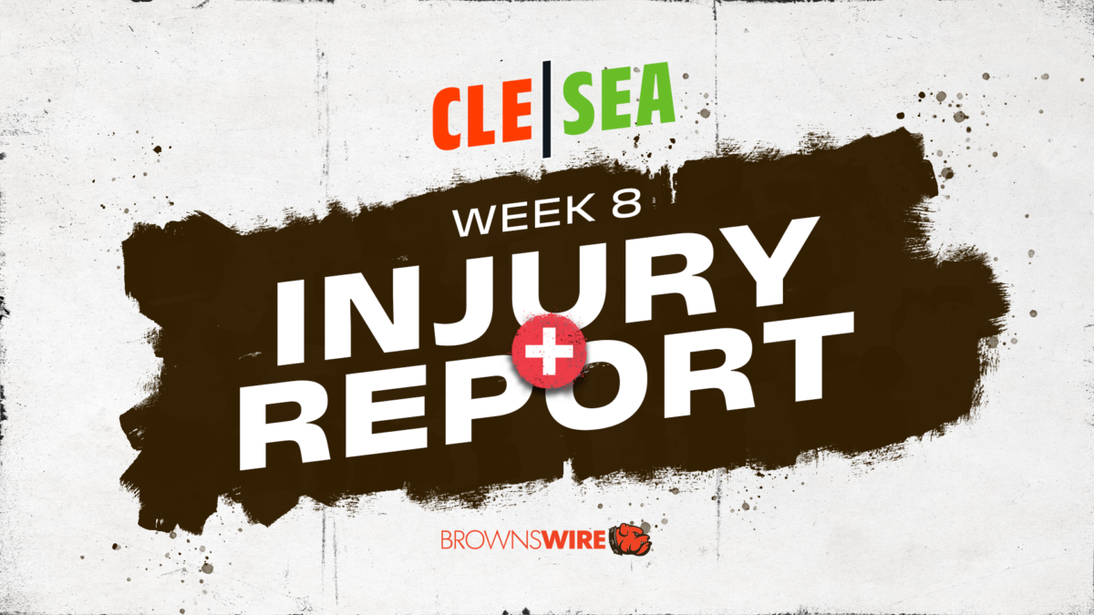 Browns Injury Report: A flurry of injuries overwhelm Wednesday’s practice with Seahawks next