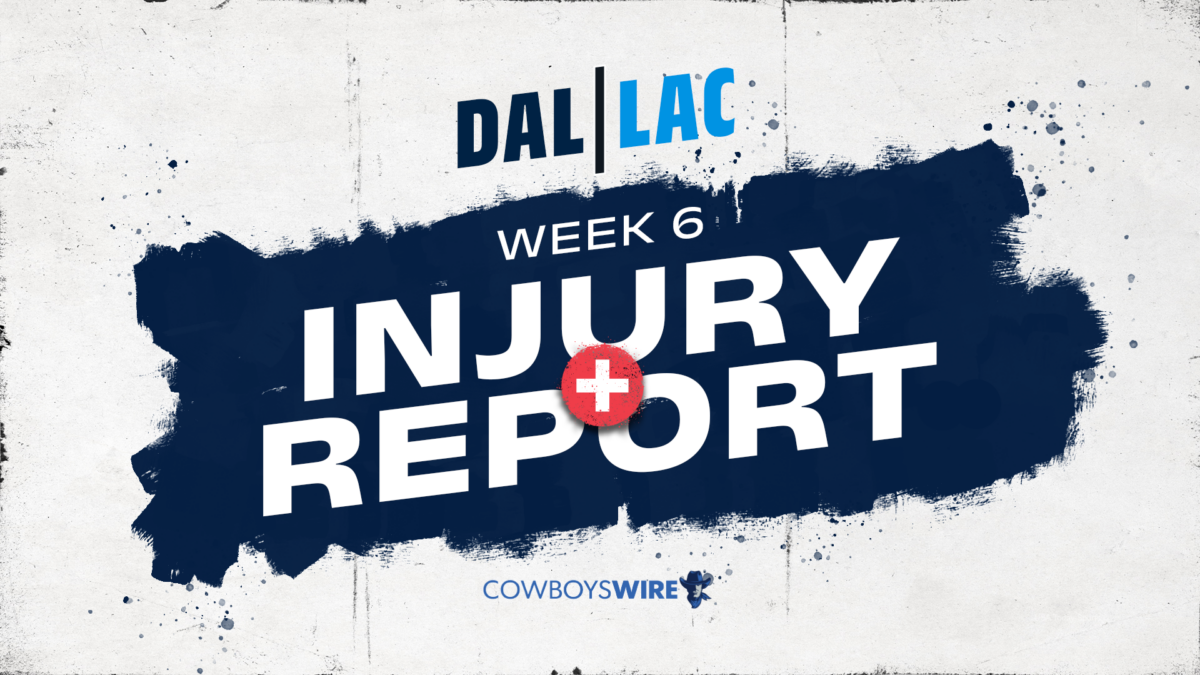 Whopping 17 Cowboys on initial injury report for Week 6 vs Chargers