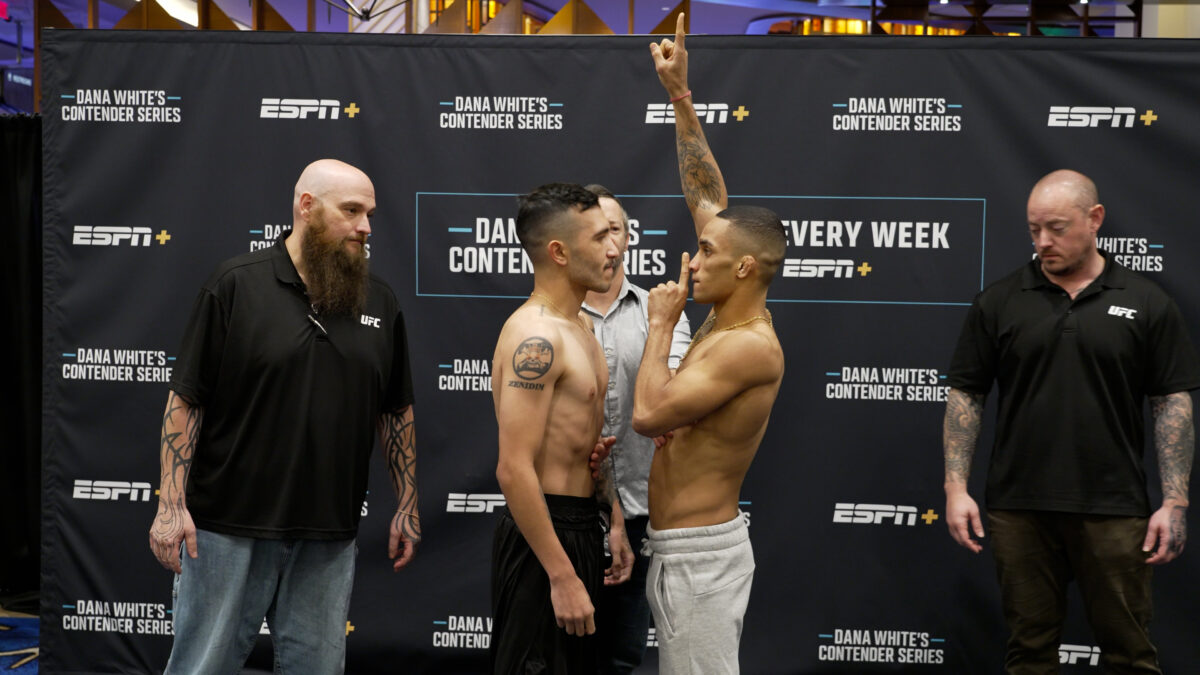 Photos: Dana White’s Contender Series 66 weigh-ins and faceoffs