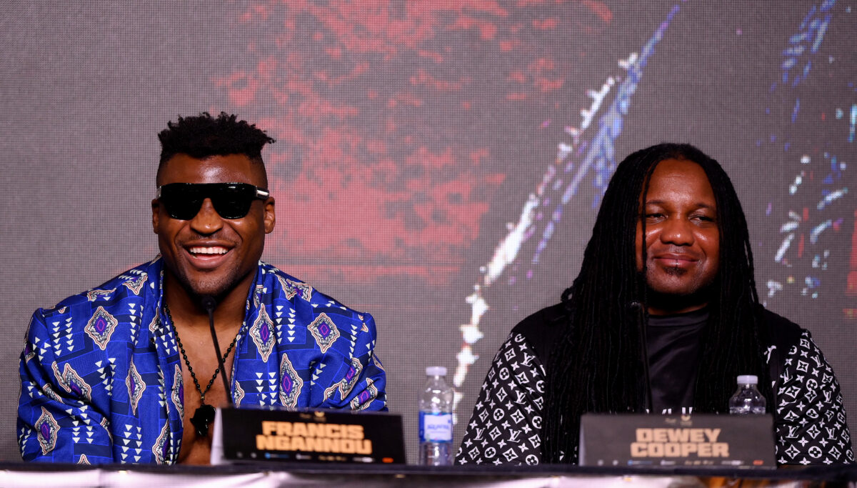 Francis Ngannou coach Dewey Cooper expects top 10 boxing ranking after Tyson Fury fight