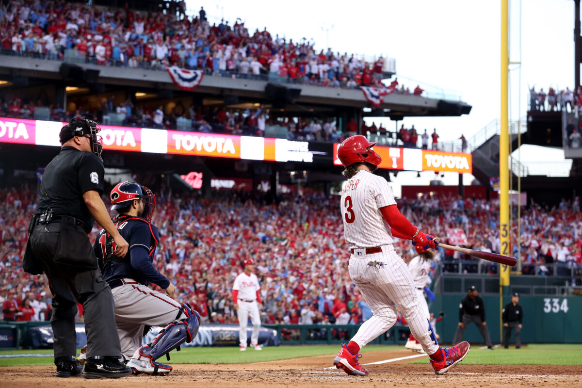 A video of Bryce Harper’s Game 3 home run with only crowd noise will give you chills