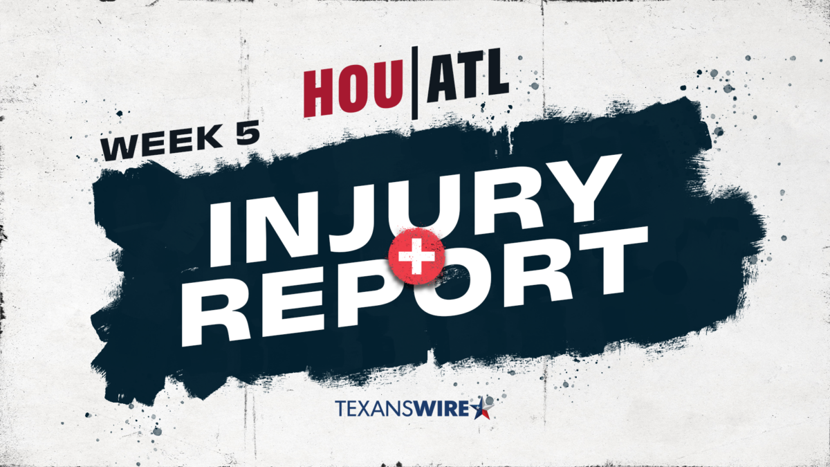 Texans vs. Falcons Wednesday injury report: RB Dameon Pierce limited