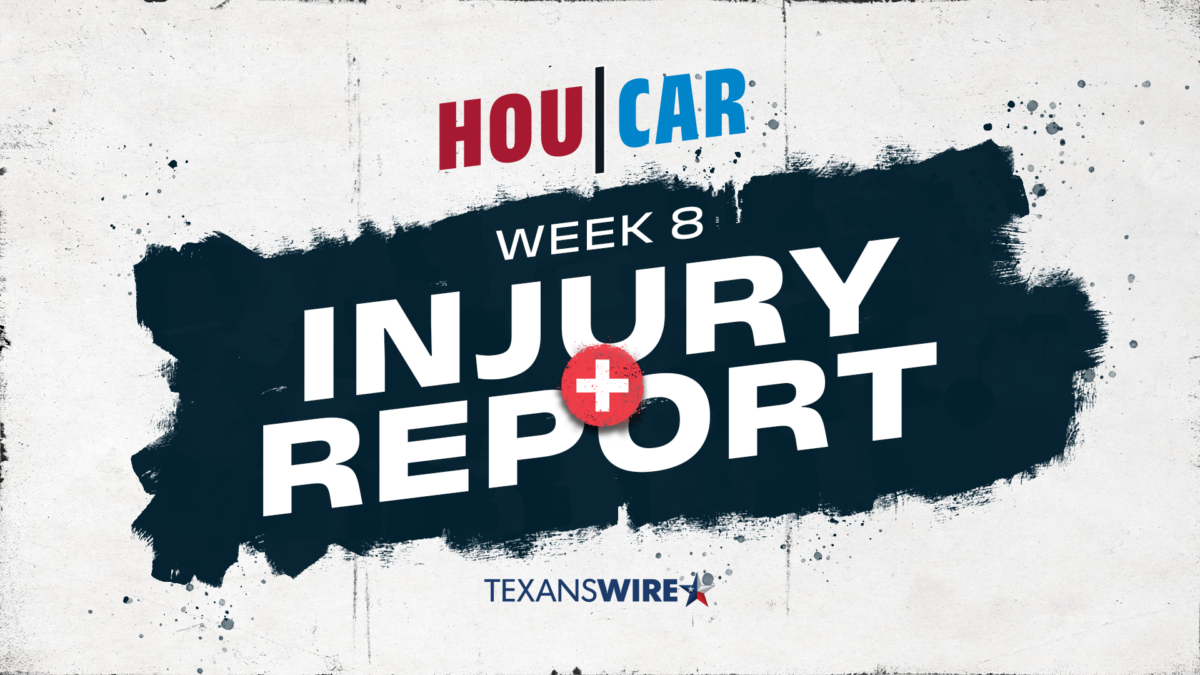 Texans vs. Panthers Thursday injury report: G-T Tytus Howard limited
