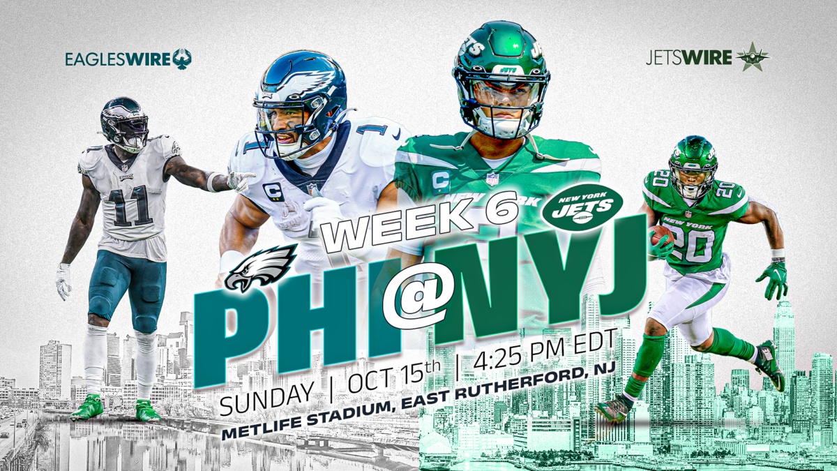Jets vs. Eagles live stream, time, viewing info for Week 6