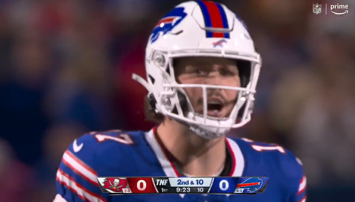 NFL fans debated whether or not Josh Allen called a ‘Taylor Swift’ audible or a ‘J.R. Smith’ audible
