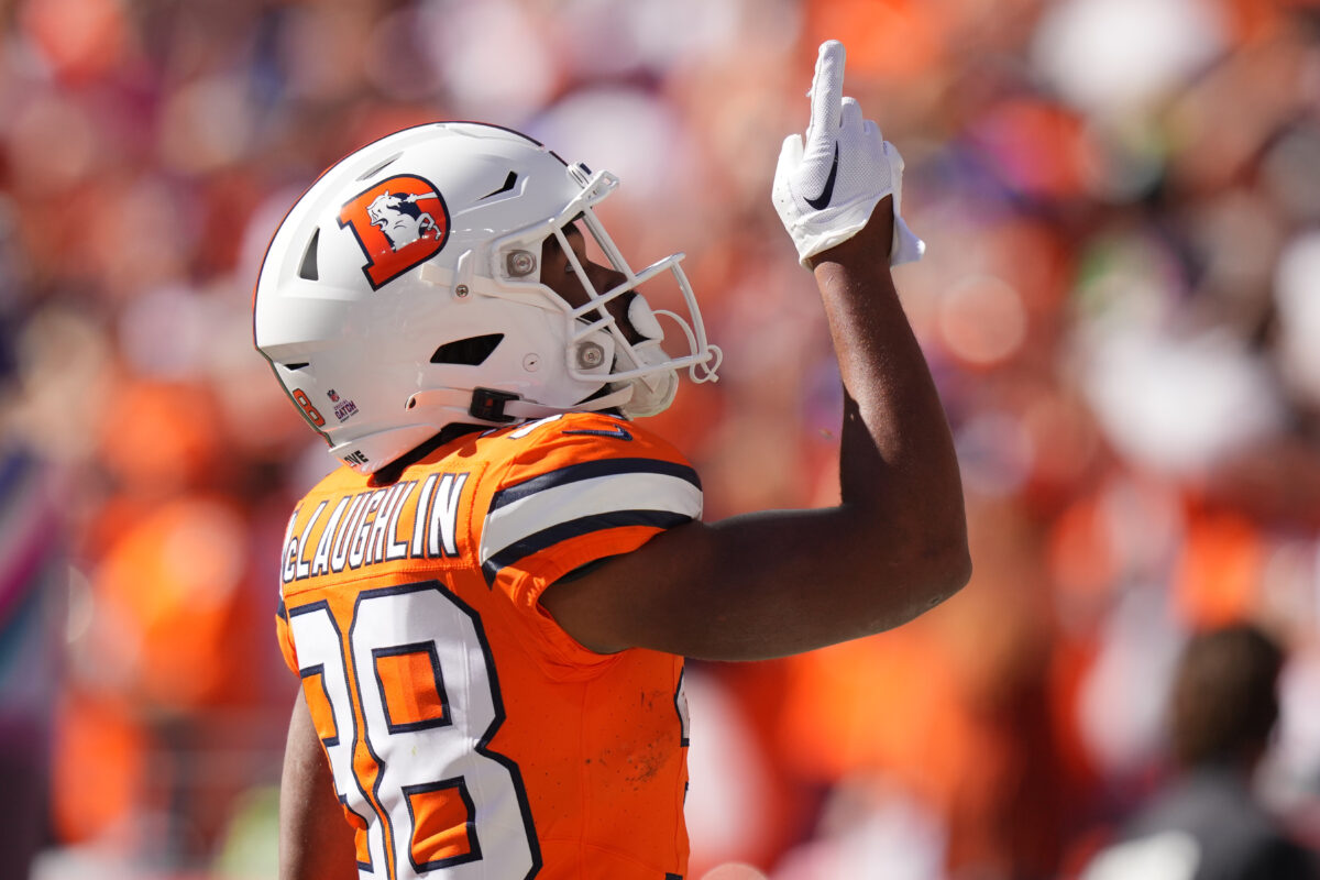 Broncos RB Jaleel McLaughlin nominated for Rookie of the Week award