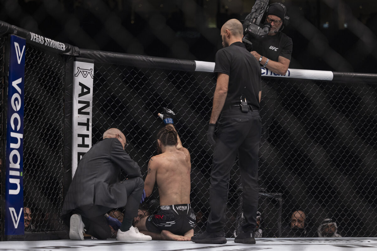 Javid Basharat vs. Victor Henry no contest at UFC 294: Best photos from Abu Dhabi