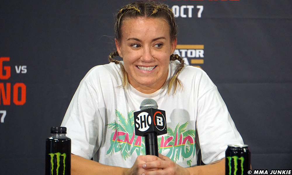 Jena Bishop thrilled latest win came in friendly territory in San Diego at Bellator 300