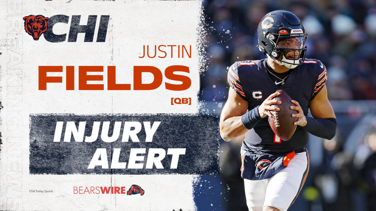 Bears QB Justin Fields exits game with hand injury vs. Vikings