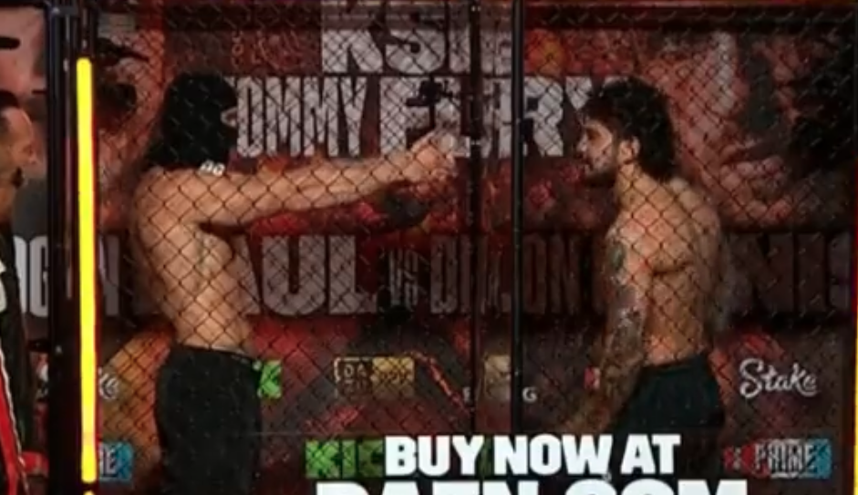 Video: Logan Paul, Dillon Danis finally face off ahead of boxing match – caged and behind glass