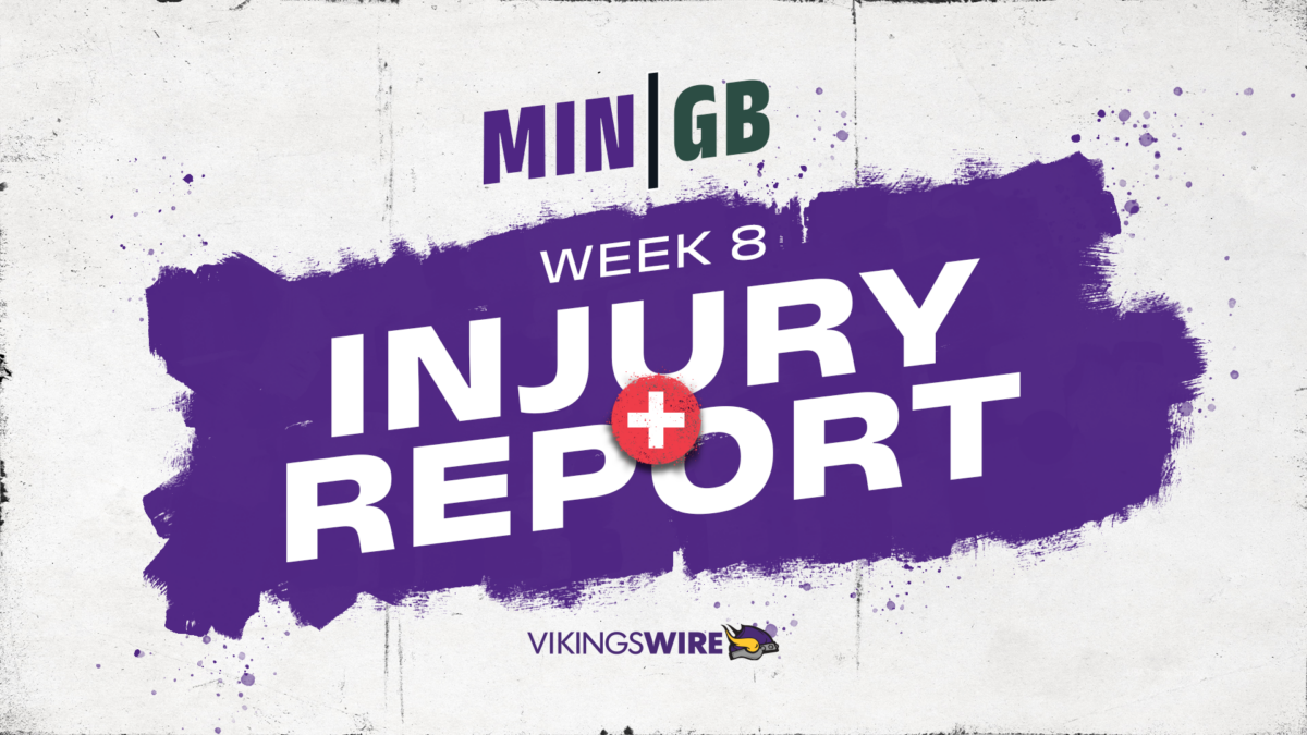 Vikings initial week 8 injury report is estimated