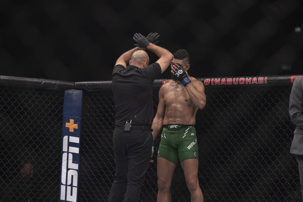 Magomed Ankalaev vs. Johnny Walker no contest at UFC 294: Best photos from Abu Dhabi