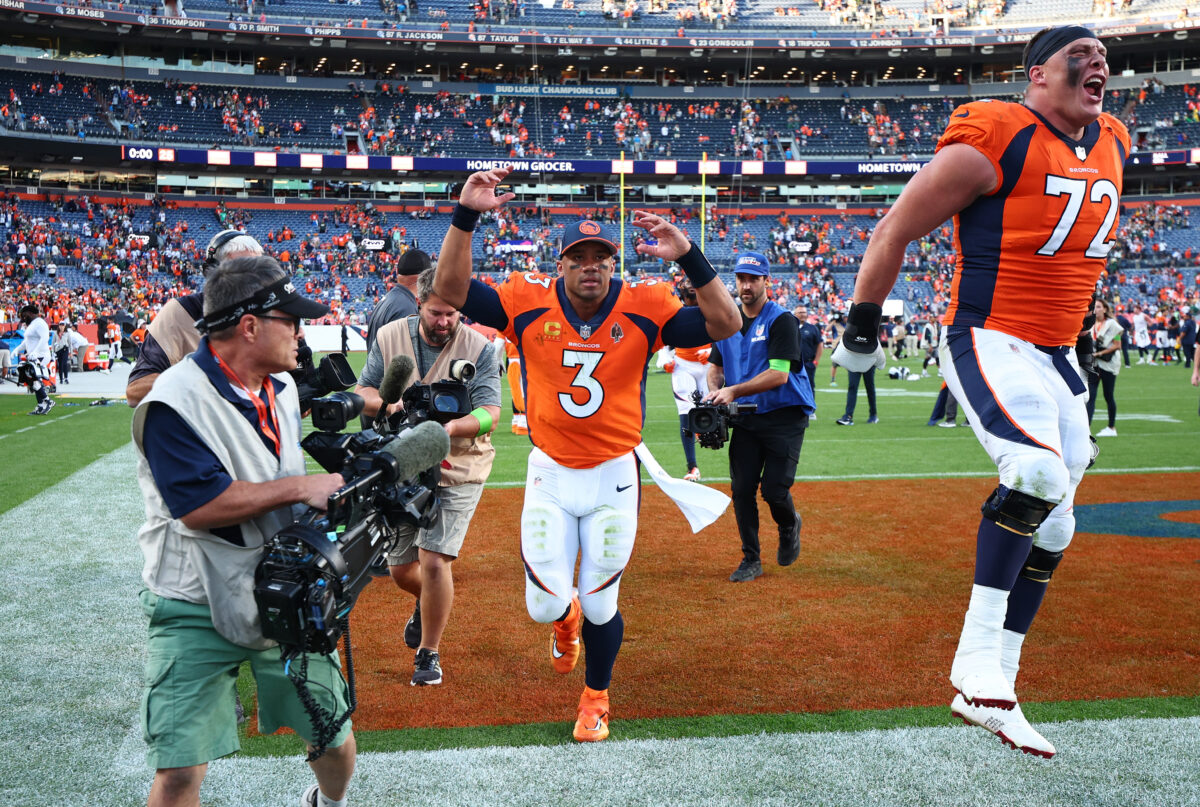 Broncos QB Russell Wilson optimistic after first home win