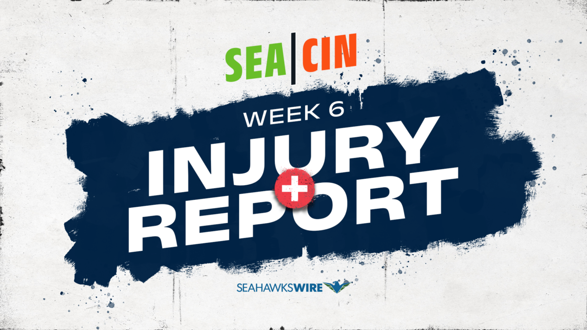 Seahawks Week 6 injury report: Two cornerbacks ruled OUT