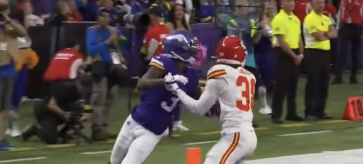 Vikings fans were livid at the refs after the Chiefs got away with penalties on crucial 4th-and-12 play