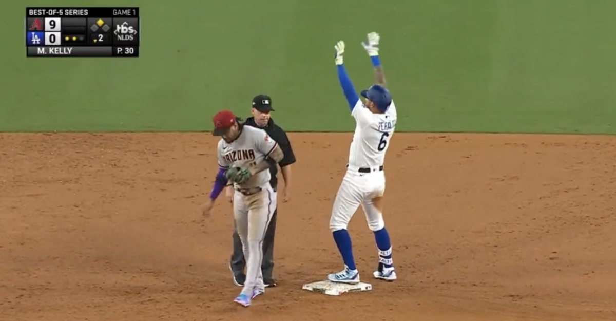 MLB fans mocked the Dodgers after David Peralta’s silly celebration while trailing by 9 runs