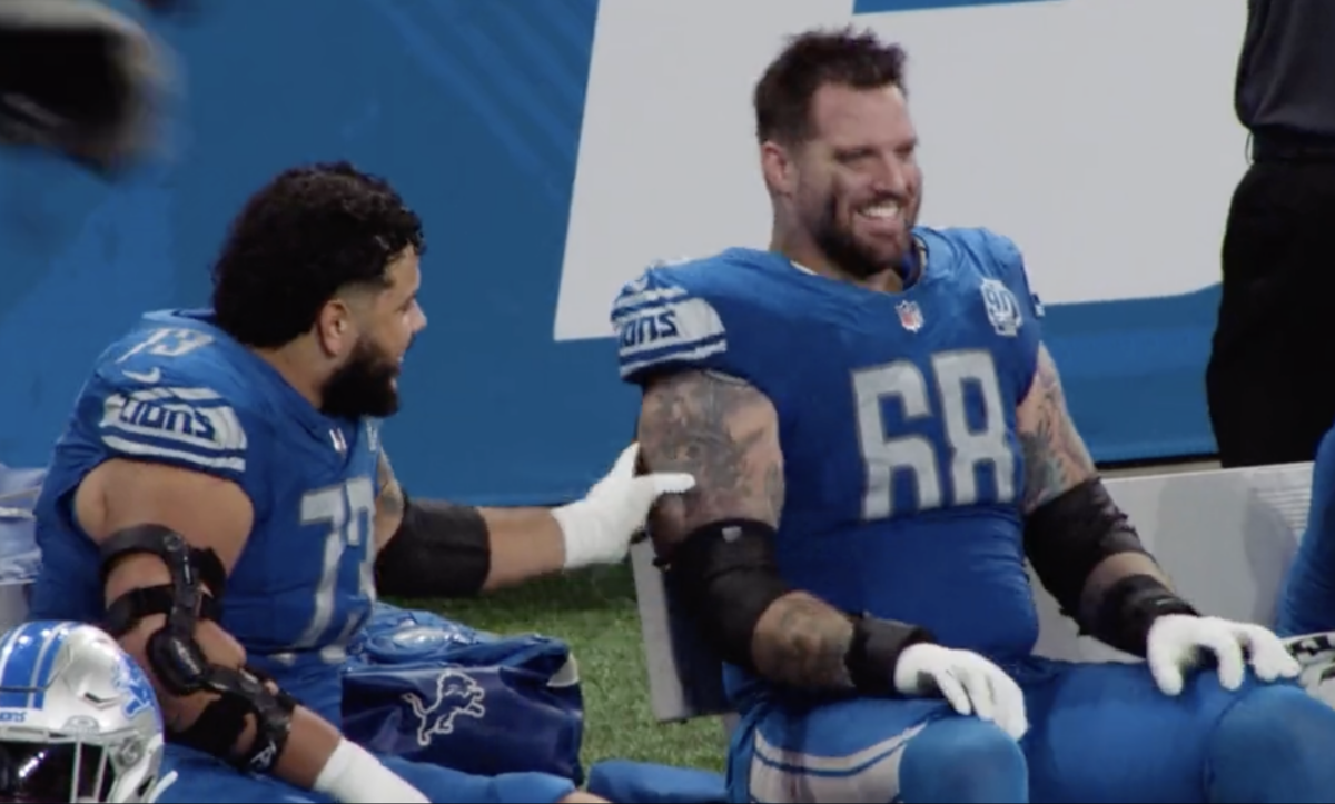Mic’d-up Lions G Jonah Jackson hilariously struggled to count how much Detroit was winning by