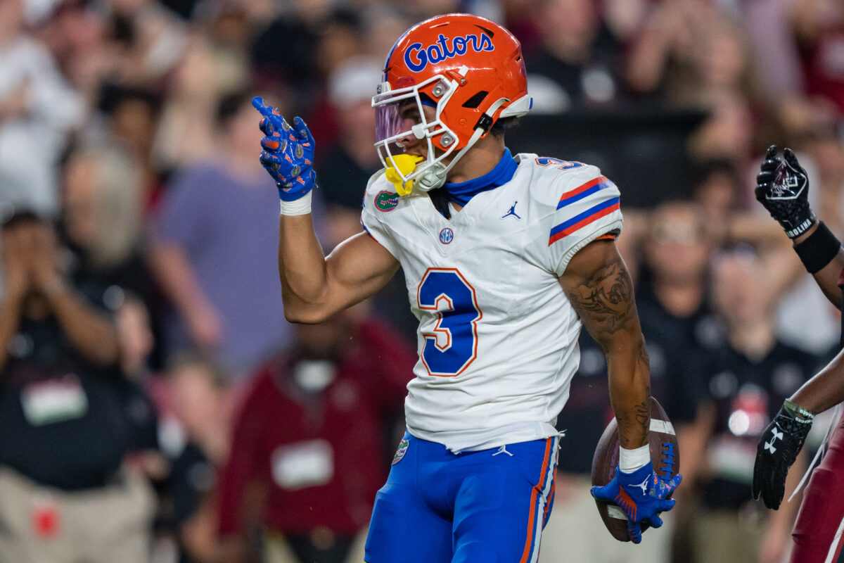 Florida’s true freshman WR recognized by On3 for Week 7 performance