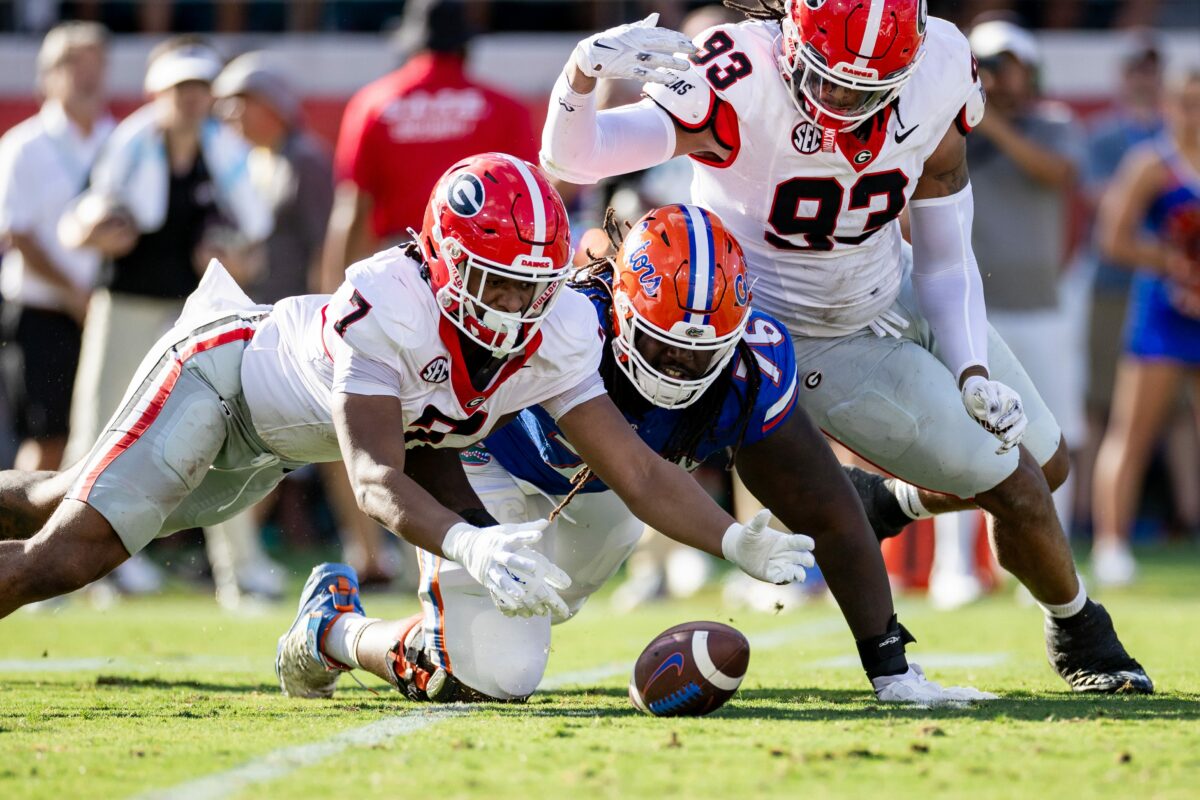 Loss to Georgia drops Florida one spot in Week 10 247Sports SEC Poll