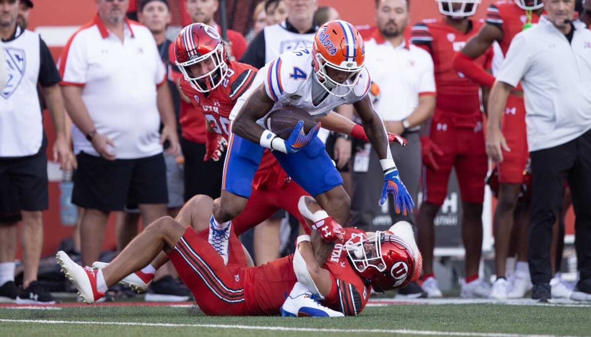 Florida losing No. 2 WR Caleb Douglas for at least a month