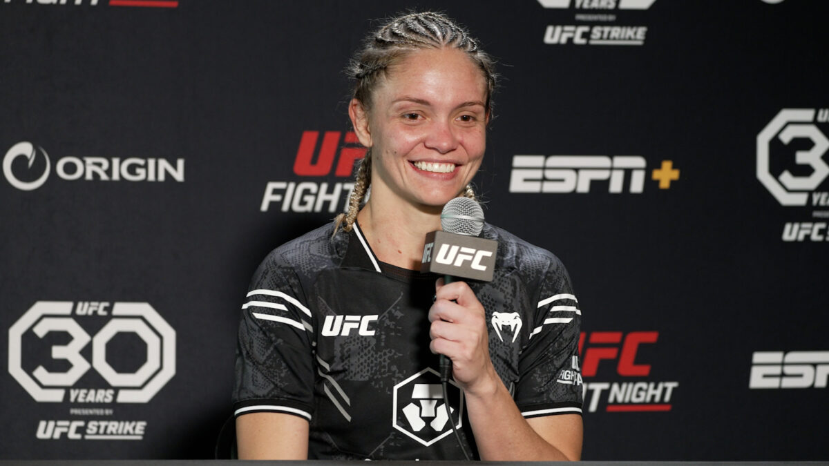 Tainara Lisboa not used to dealing with judges, but she’ll take a UFC win any way it comes