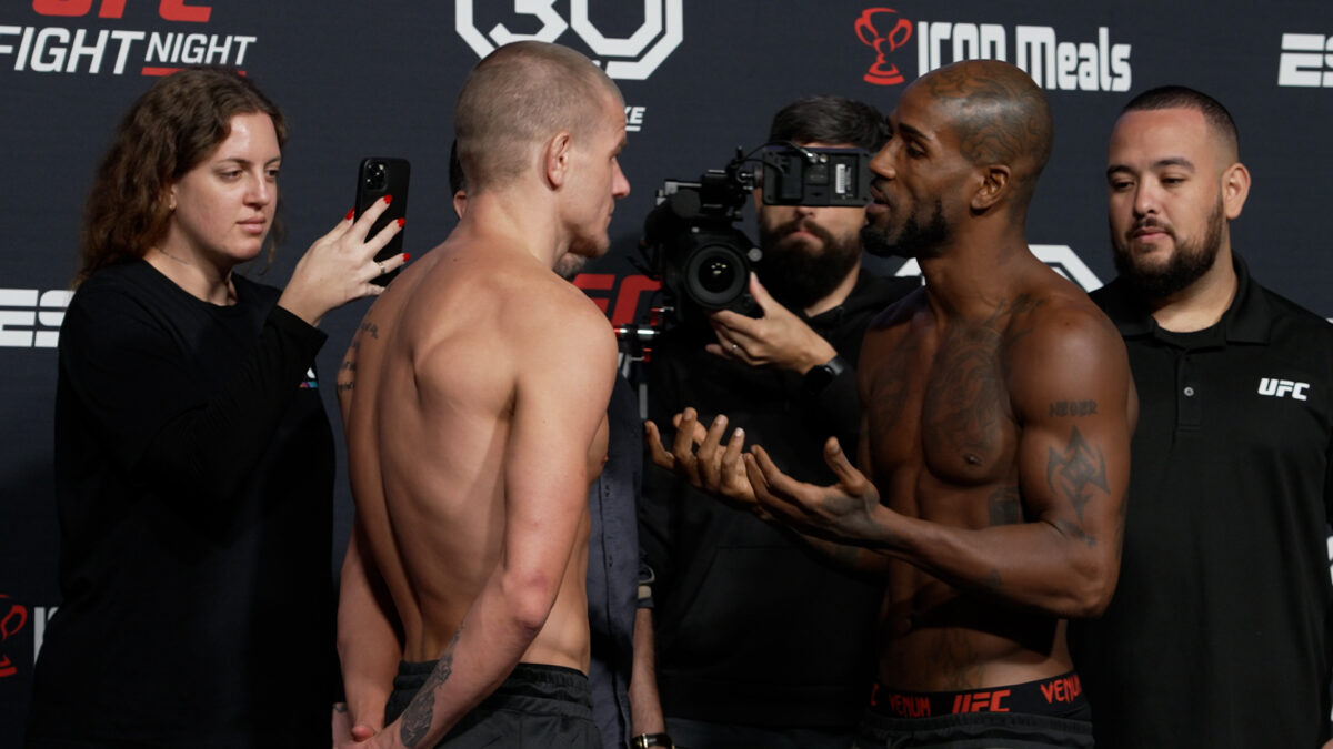 Photos: UFC Fight Night 229 weigh-ins and faceoffs