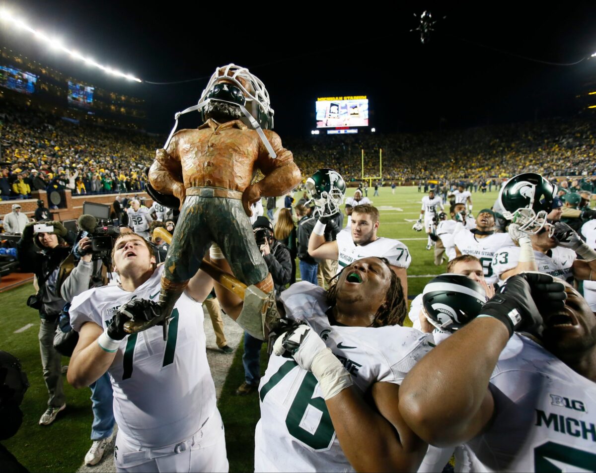 Under the lights: Game time, TV details released for MSU-UM game on Oct. 21