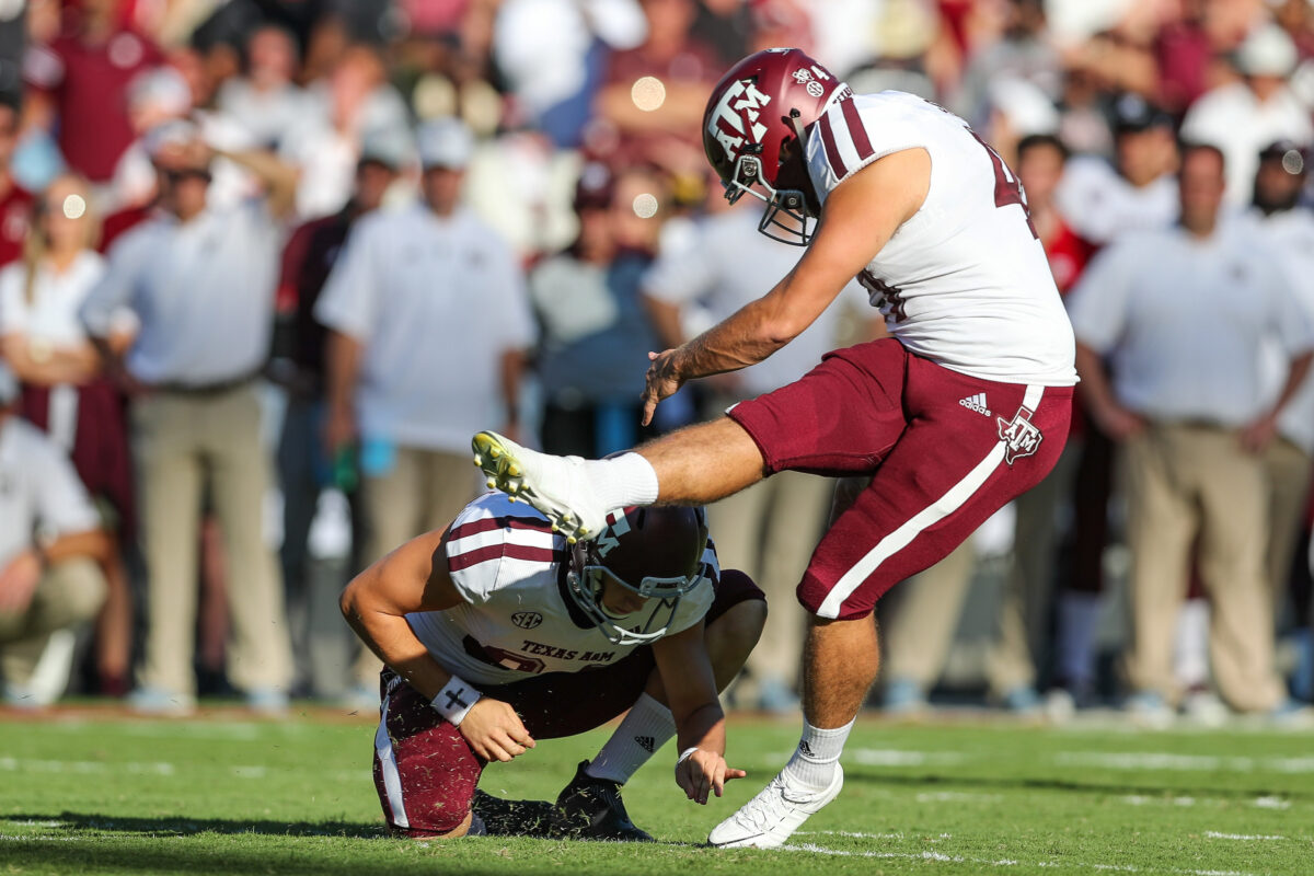 A look back at Kellen Mond and Seth Small helping No. 22 Texas A&M’s hold off South Carolina for their third straight win.